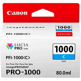 Canon PFI-1000 C Orjinal Mavi Kartuşu