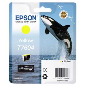 Epson T7604-C13T76044010 Orjinal Sarı Kartuşu