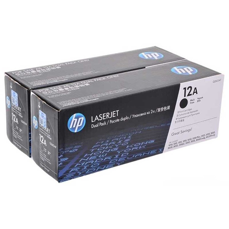 Hp 12A-Q2612AF Orjinal Toner 2'Li