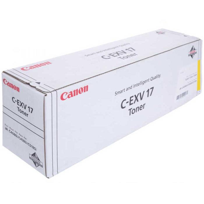Canon C-EXV-17 Orjinal Sarı Fotokopi Toneri