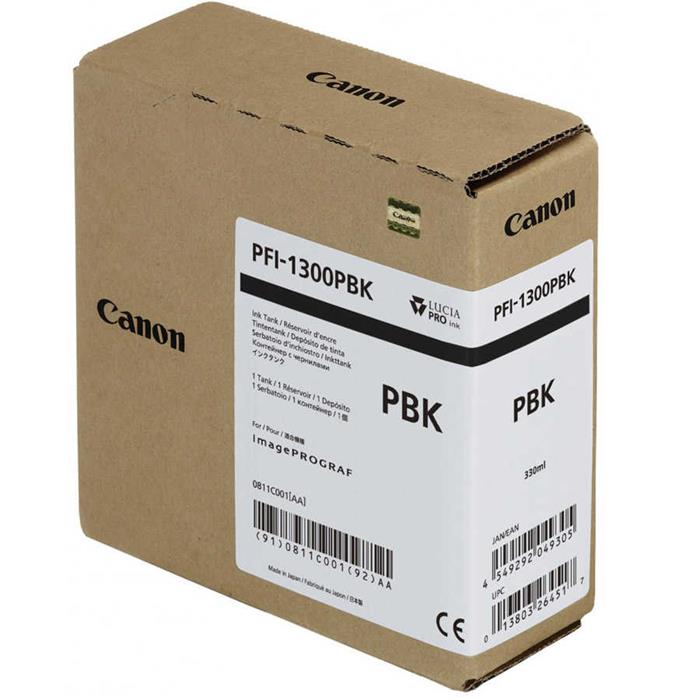 Canon PFI-1300PBK Orjinal Foto Siyah Kartuş