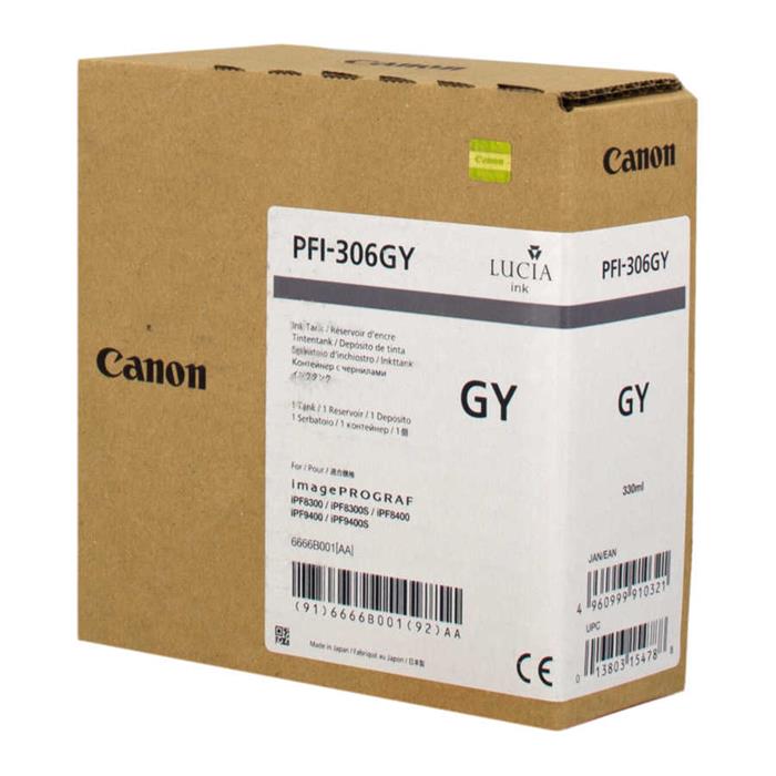 Canon PFI-306 Orjinal Gri Kartuşu