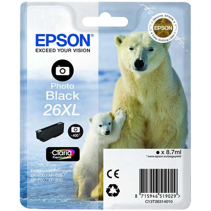 Epson 26XL-C13T26314020 Orjinal Foto Siyah Kartuşu