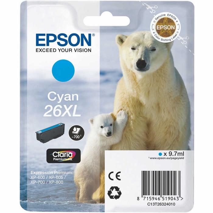 Epson 26XL-C13T26324020 Orjinal Mavi Kartuşu