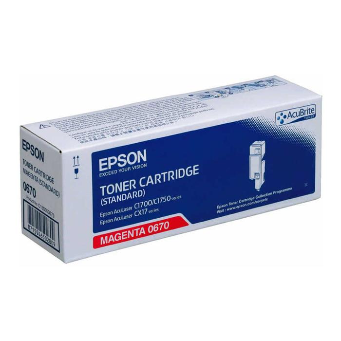 Epson C1700-C13S050670 Orjinal Kırmızı Toneri