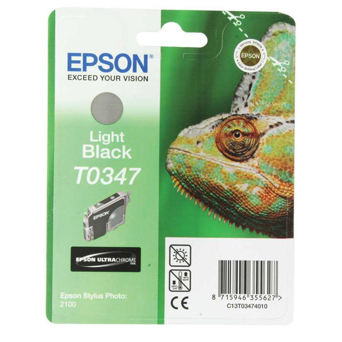 Epson T0347-C13T03474020 Orjinal Açık Siyah Kartuş