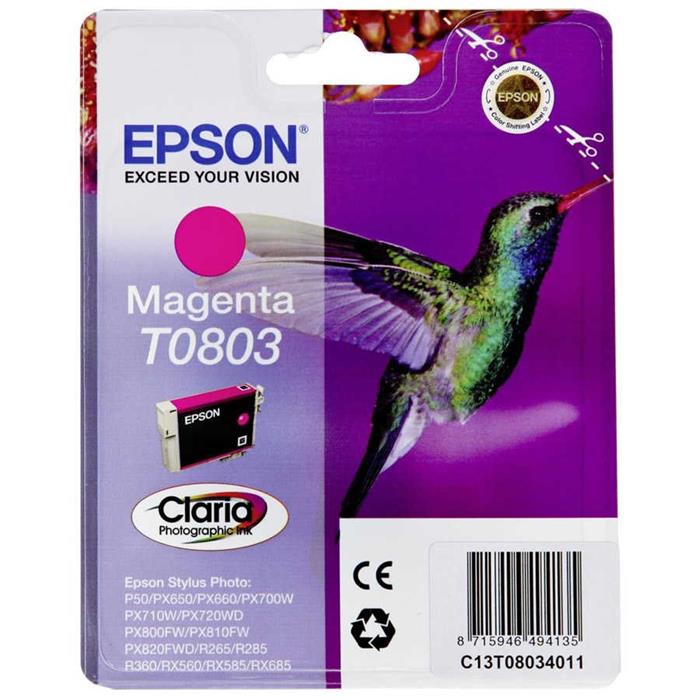 Epson T0803-C13T08034021 Orjinal Kırmızı Kartuşu