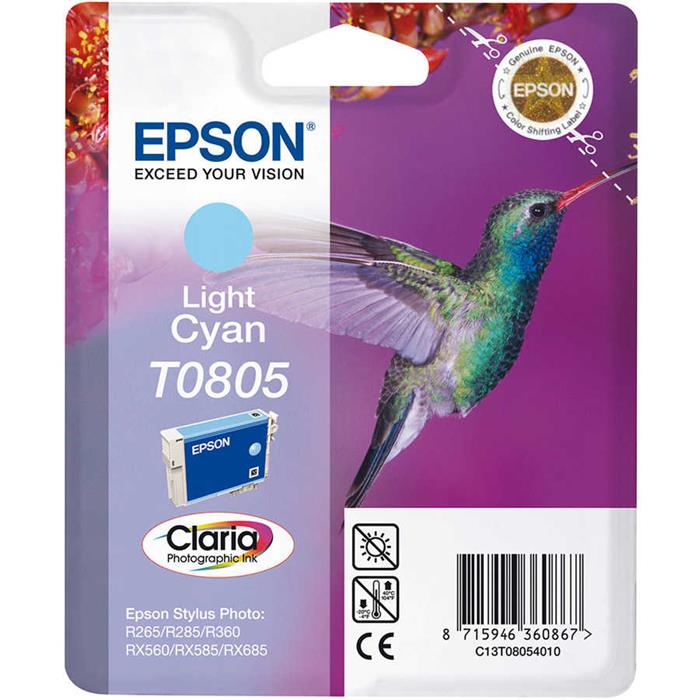 Epson T0805-C13T08054021 Orjinal Açık Mavi Kartuşu