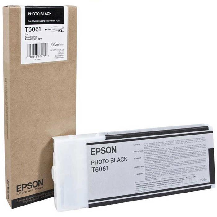 Epson T6061-C13T606100 Orjinal Foto Siyah Kartuş