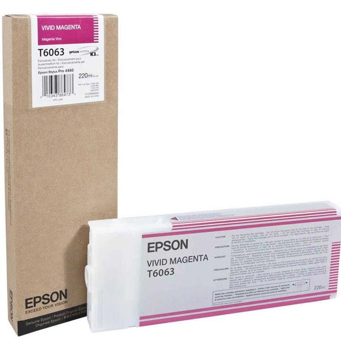Epson T6063-C13T606300 Orjinal Kırmızı Kartuş