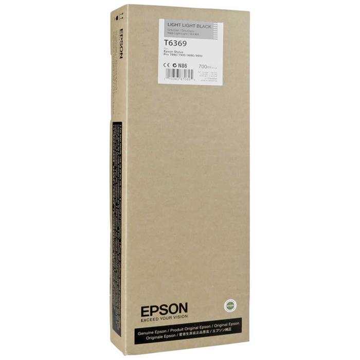 Epson T6369-C13T636900 Orjinal Açık Açık Siyah Kartuş