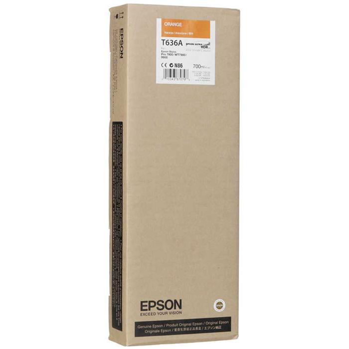 Epson T636A-C13T636A00 Orjinal Turuncu Kartuş