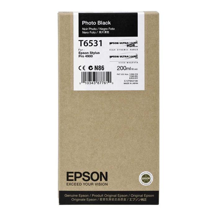 Epson T6531-C13T653100 Orjinal Foto Siyah Kartuş