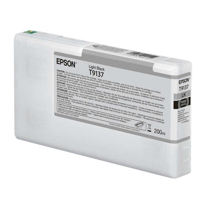 Epson T9137-C13T913700 Orjinal Açık Siyah Kartuş