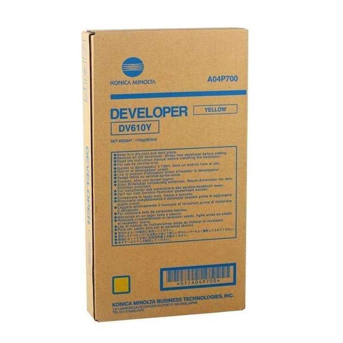 Konica Minolta DV610 Sarı Orjinal Developer