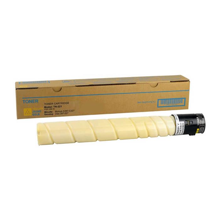 Konica Minolta TN-221Y Muadil Sarı Fotokopi Toneri