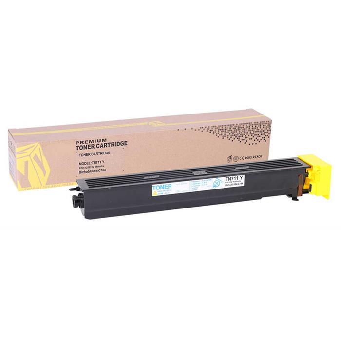 Konica Minolta TN-711Y Muadil Sarı Fotokopi Toneri