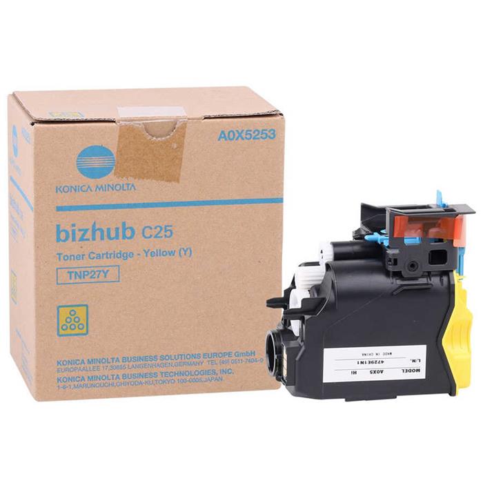 Konica Minolta TNP-27Y Orjinal Sarı Fotokopi Toneri