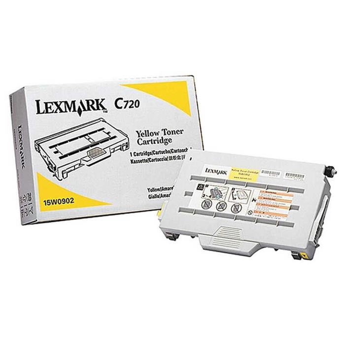 Lexmark 15W0902-C720 Orjinal Sarı Toneri