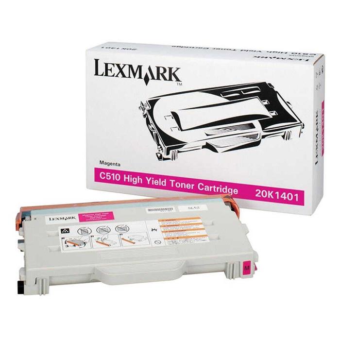Lexmark 20K1401-C510 Orjinal Kırmızı Toneri