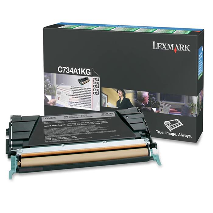 Lexmark C734A1KG-C734 Siyah Orjinal Toneri