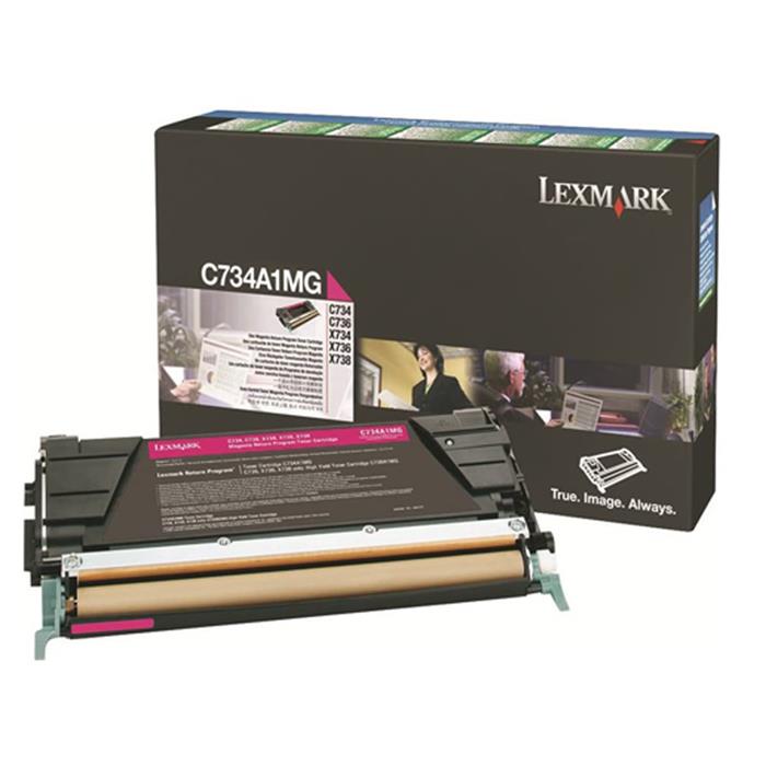 Lexmark C734A1MG-C734 Kırmızı Orjinal Toneri