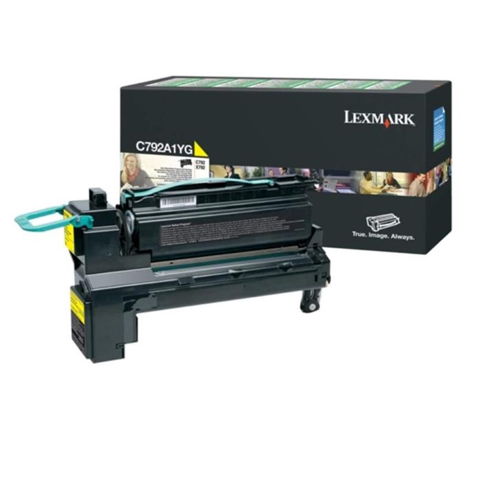 Lexmark C792A1YG-C792 Sarı Orjinal Toneri