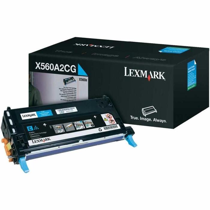 Lexmark X560A2CG-X560 Mavi Orjinal Toneri