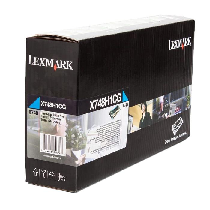 Lexmark X748H1CG-X748 Mavi Orjinal Toneri Y.K.