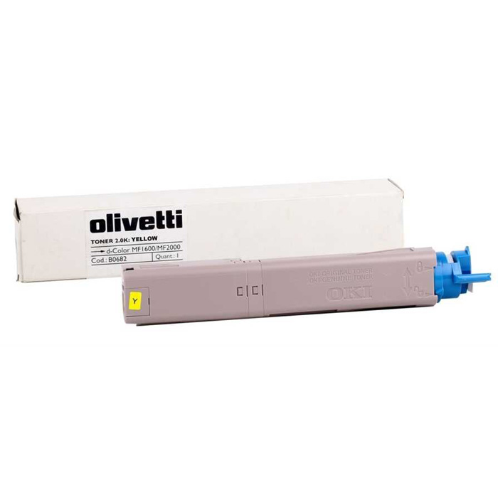 Olivetti D-MF-1600 Orjinal Sarı Fotokopi Toneri