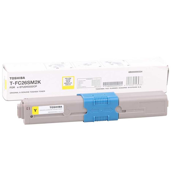 Toshiba T-FC26SM Sarı Orjinal Fotokopi Toneri