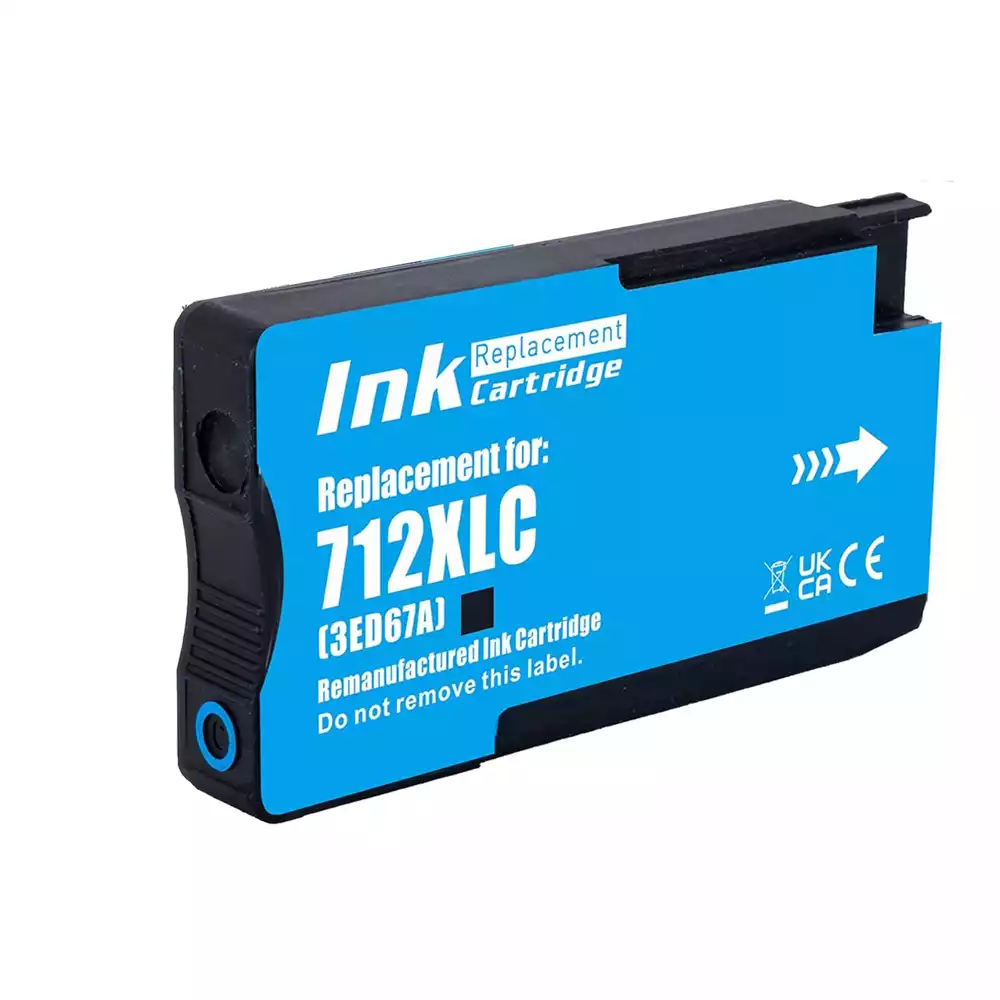 Hp 712-3ED67A Muadil Mavi Kartuşu