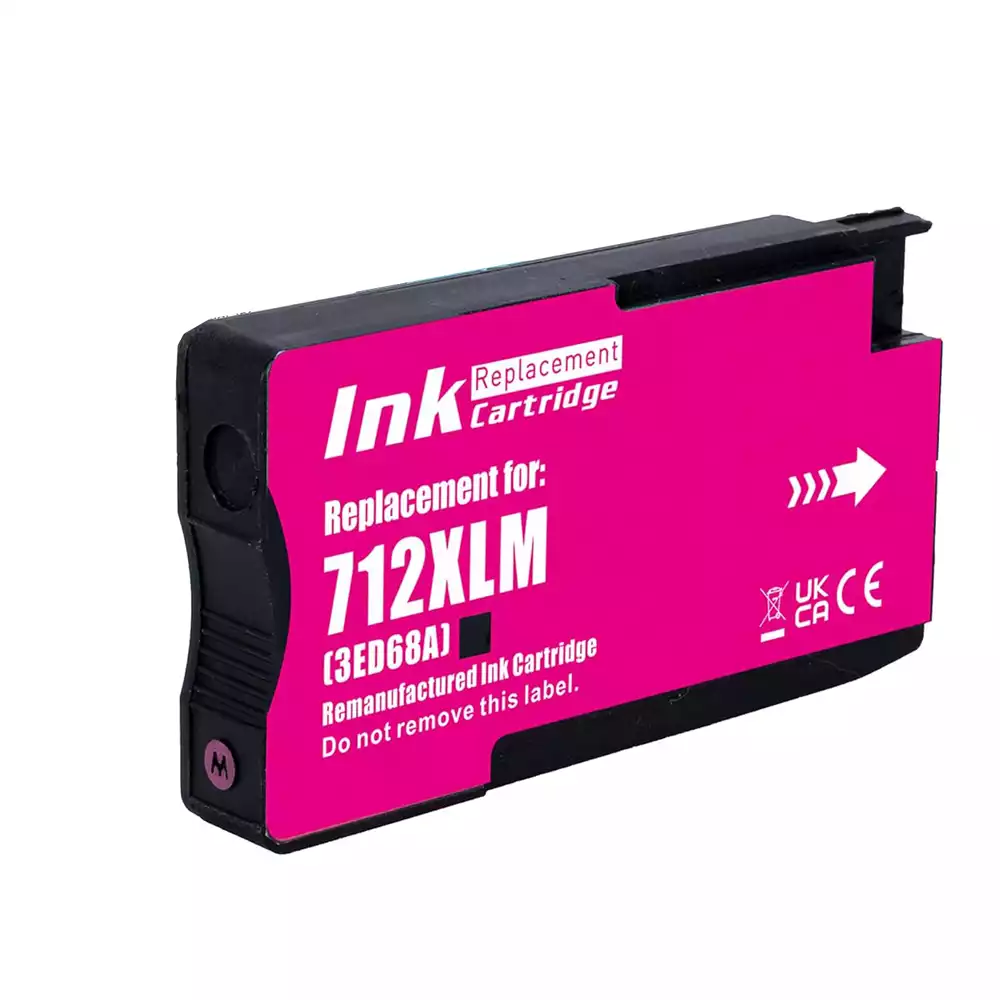 Hp 712-3ED68A Muadil Kırmızı Kartuşu