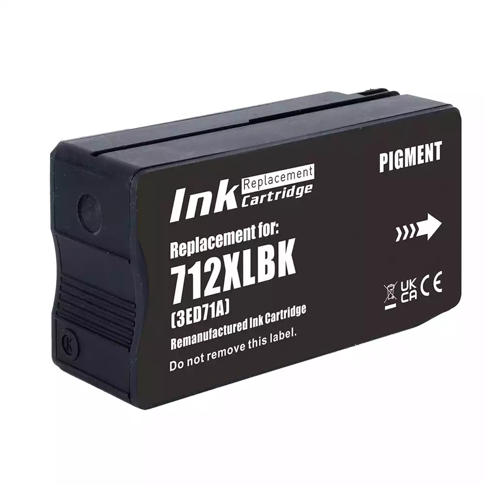 Hp 712-3ED71A Muadil Siyah Kartuşu Yüksek Kapasiteli