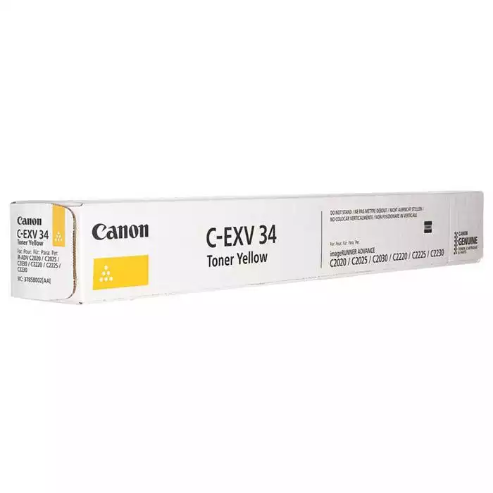 Canon C-EXV34 Orjinal Sarı Fotokopi Toneri